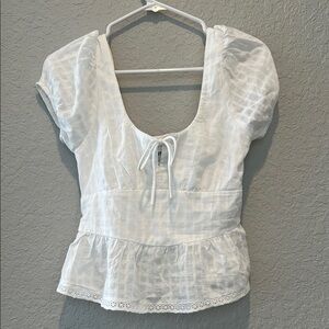 White Women's Top NWT